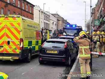 Fire engines called to flat fire above Brass Balance pub in Birkenhead