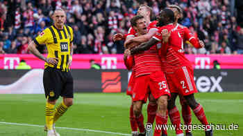 Bundesliga: 4:2 gegen Dortmund - Bayern wieder Spitzenreiter
