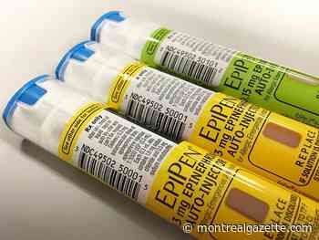 Quebec considering to equip all schools with Epipens