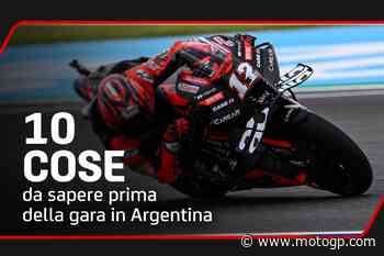 Pagina di storia alle porte per Aprilia nel GP di Argentina