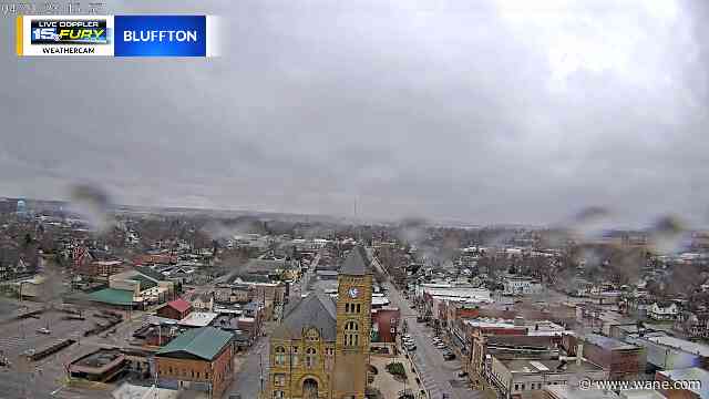 Precipitation ends and winds decrease tonight