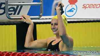 Canadian swimmer Summer McIntosh sets another world record, this time in 400m individual medley