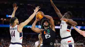 DREAM SEASON ENDS: Miami Hurricanes Lose to UConn in School's First Ever Final Four Game