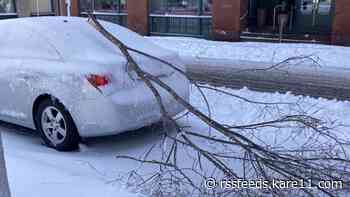 Heavy overnight snow leads to power outages, cancelled flights and crashes