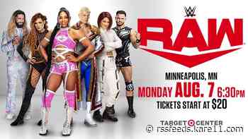 WWE RAW coming to the Twin Cities