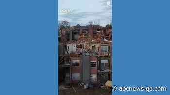 WATCH:  Little Rock apartment complex left in ruins after tornado outbreak