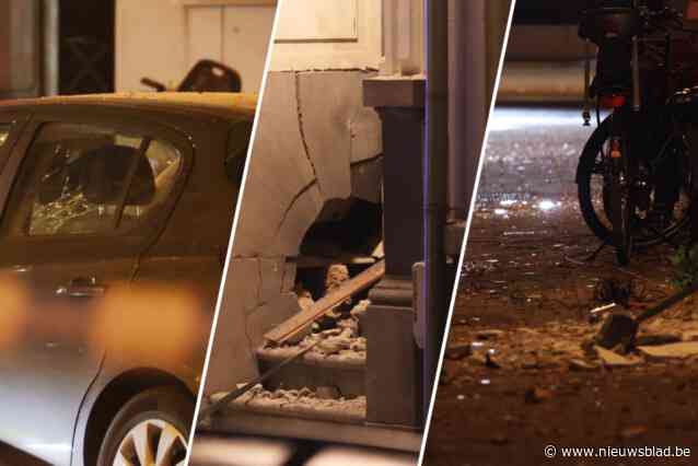 IN BEELD. Zo groot is schade na explosie in Antwerpen: gat in gevel, ruiten aan diggelen