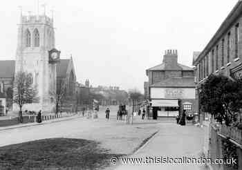 How St John's tower in Epping looked a century ago