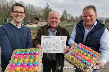 Rätselspaß und 7777 bunte Eier im Gartenschaupark Rietberg