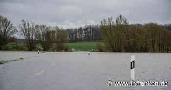 Hochwasser in Franken: Dauerregen sorgt für Überschwemmungen - hier wird gewarnt