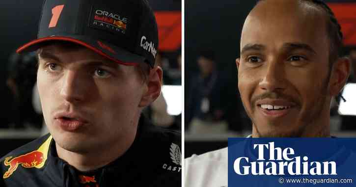 'A mess': Verstappen reflects on chaos of Australian GP as Hamilton celebrates second place – video