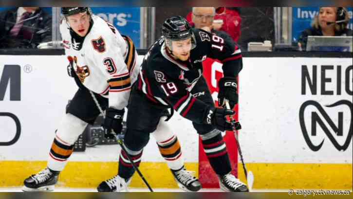 Hitmen tie up series with overtime thriller in Red Deer