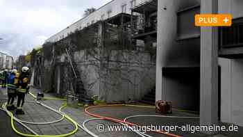 Großeinsatz wegen Brand in Tiefgarage am Eselsberg in Ulm