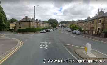 Police close road after Accrington crash