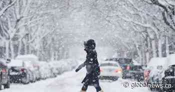Heavy snowfall warning issued Sunday for area west of Calgary