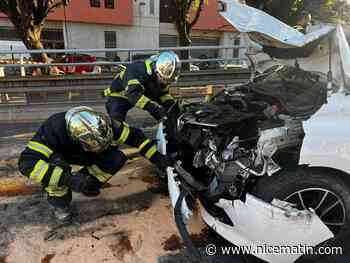 Un impressionnant carambolage sur la voie Mathis fait huit blessés, dont un grave, à Nice