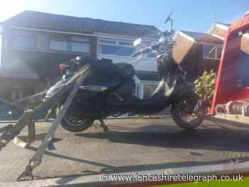 Darwen: Stolen moped recovered in field