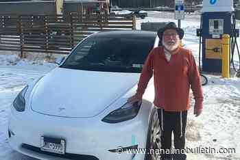 Man converts Tesla into film studio for journey to recount love story in the North