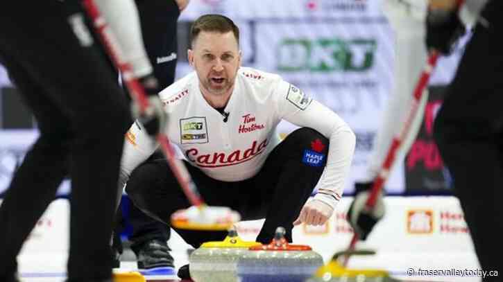 Canada’s Gushue rolls to 8-2 victory over New Zealand’s Hood at men’s curling worlds