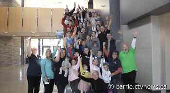 Six Ukrainian families living in Simcoe County united