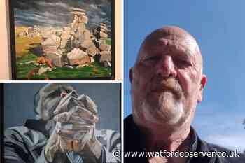 Retired Watford teacher Keith Sampey launches art exhibition