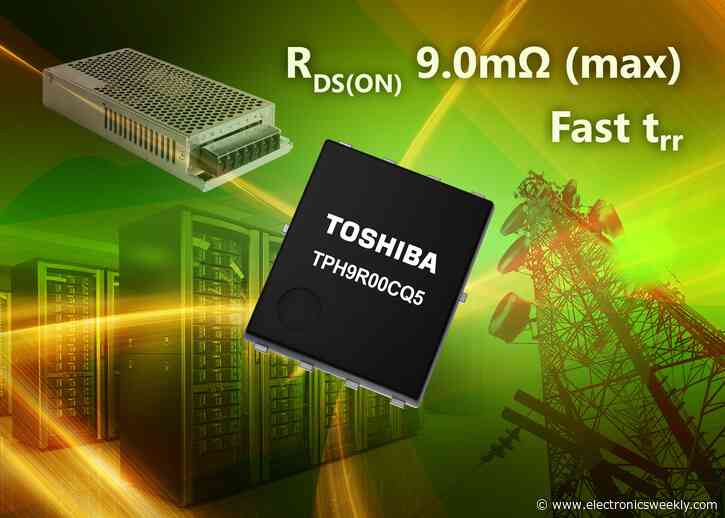 Toshiba shipping high-performance 150V U-MOS X-H MOSFET