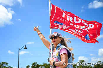 Online threats of violence but few signs of far-right organizing around Trump indictment