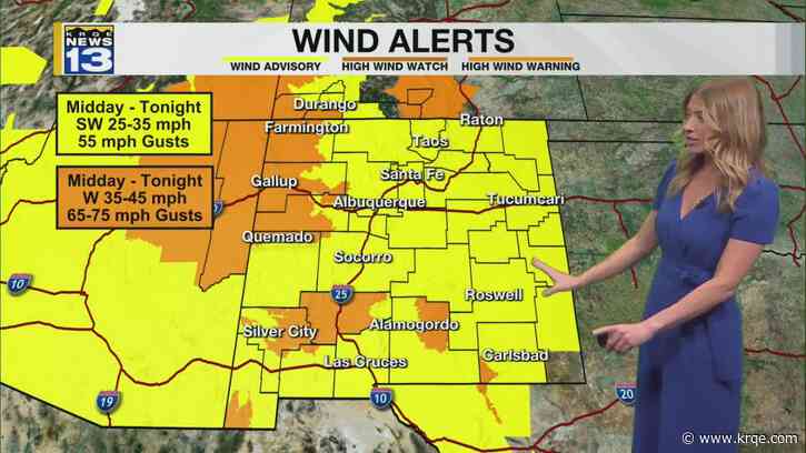 Extreme winds return to New Mexico