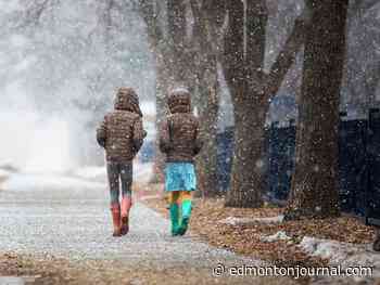 Edmonton weather: A slight smattering of snow to kick off the week