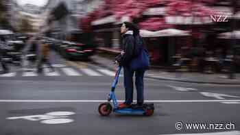 Paris verbannt die Leih-Trottinette