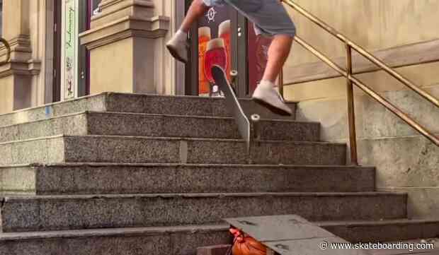 Look: Brad Cromer's Kickflip Gets A Big Boost From A Tiny Bump
