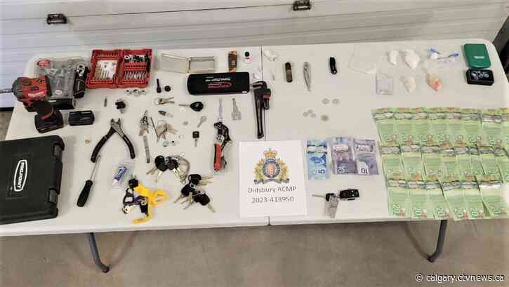 Runaway suspect arrested after stolen truck stopped outside of Calgary