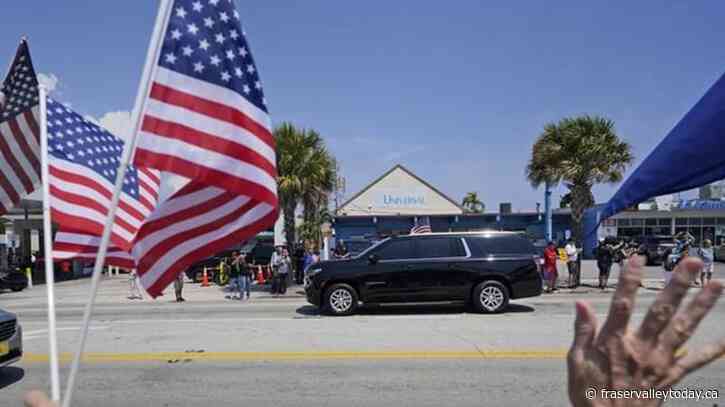 Trump heads to NY amid tight security ahead of his surrender