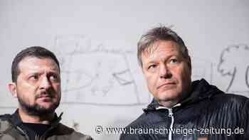 Grausame Erinnerungen und Aufbaupläne: Habeck in der Ukraine