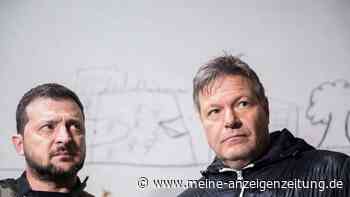 Grausame Erinnerungen und Aufbaupläne: Habeck in der Ukraine