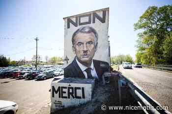 Une fresque représentant Macron en Hitler bientôt effacée à Avignon