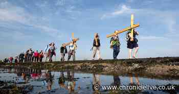 Pilgrims to take on annual cross-carrying Good Friday journey to Northumberland's Holy Island