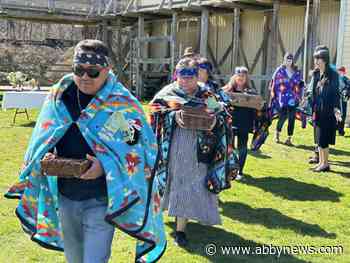 PHOTOS: ‘Momentous day’: Kilby, province return important artifacts to Sq’éwlets First Nation