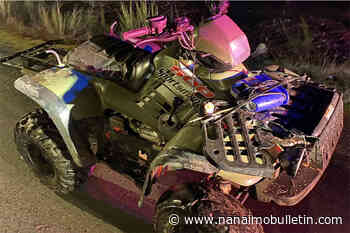 Police follow shoplifter into the woods in Nanaimo and find ATV they suspect was stolen