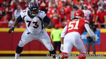 Cameron Fleming visited with Jaguars