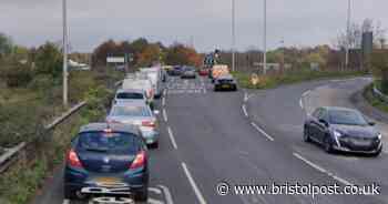 Recap: A369 near M5 roundabout cleared after three-vehicle crash