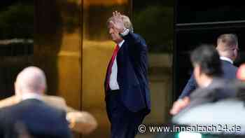 Trump vor Anklageverlesung in New York gelandet