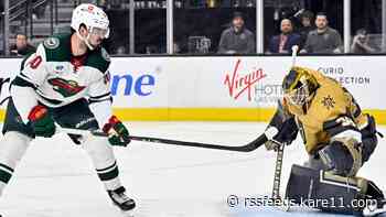 Wild fall to Golden Knights 4-1 in battle of division leaders
