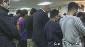 Federal minister wraps up Simcoe County tour with visit to Barrie mosque