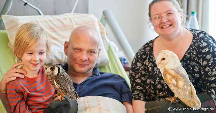 «Balsam für die Seele»: Wenn Eulen im Hospiz zu Besuch sind