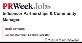 Media Contacts: Influencer Partnerships & Community Manager