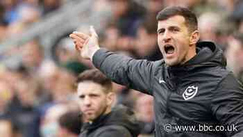 John Mousinho: Portsmouth head coach says play-off hopes still alive