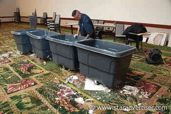 Rain causes leaks, disruptions at Hawai‘i Convention Center