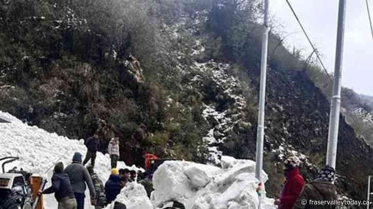 Avalanche sweeps away tourists in northeast India; 7 killed