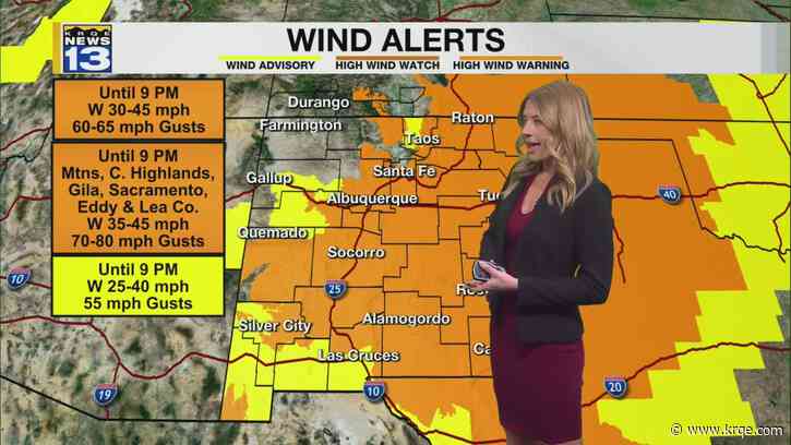 Even windier and much colder Tuesday